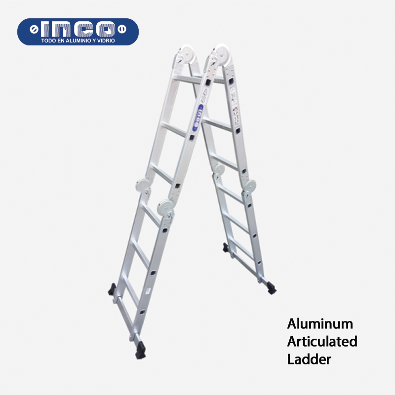Inco Aluminum Articulated Ladder 330lb Rating InterChem